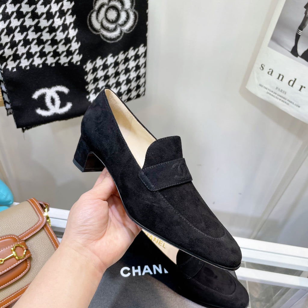 Chanel Loafers Black