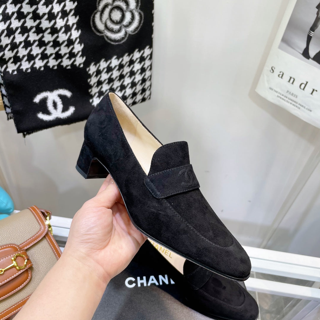 Chanel Loafers Black