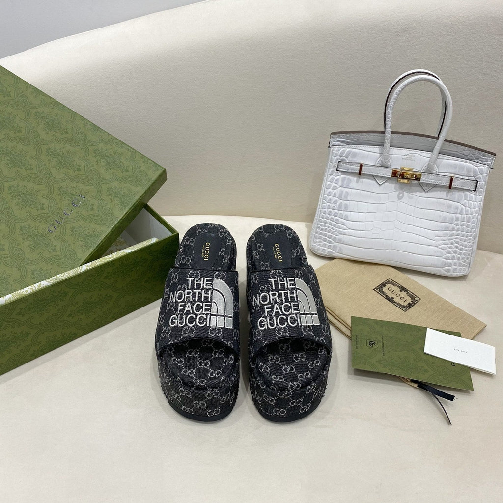 Gucci Platform Slide Sandal Black