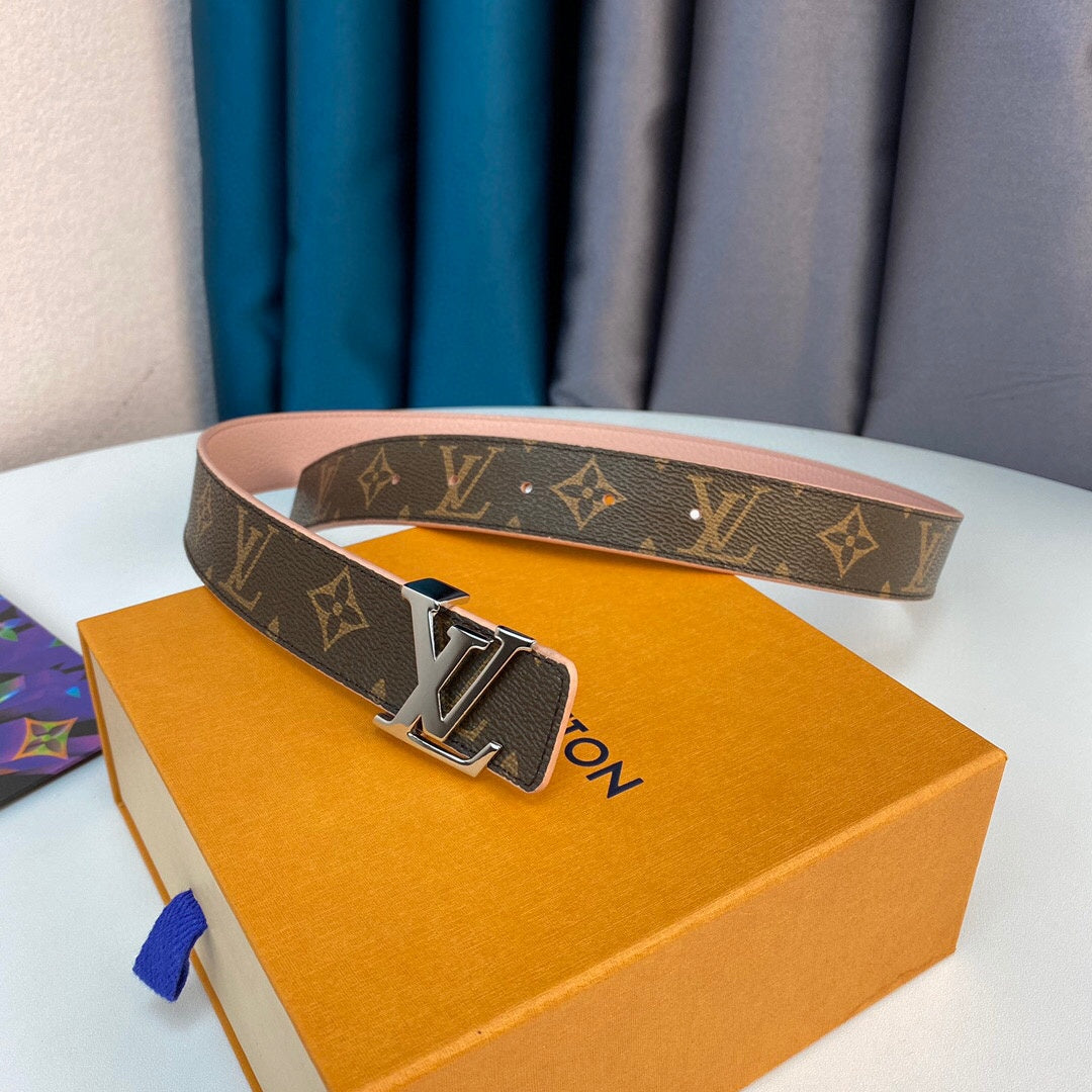 Louis Vuitton LV Initiales Belt Pink