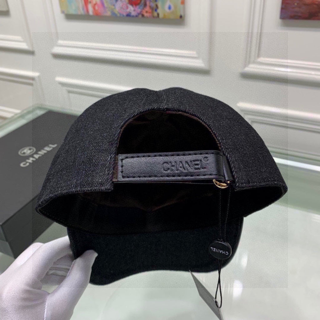Chanel Black Cap