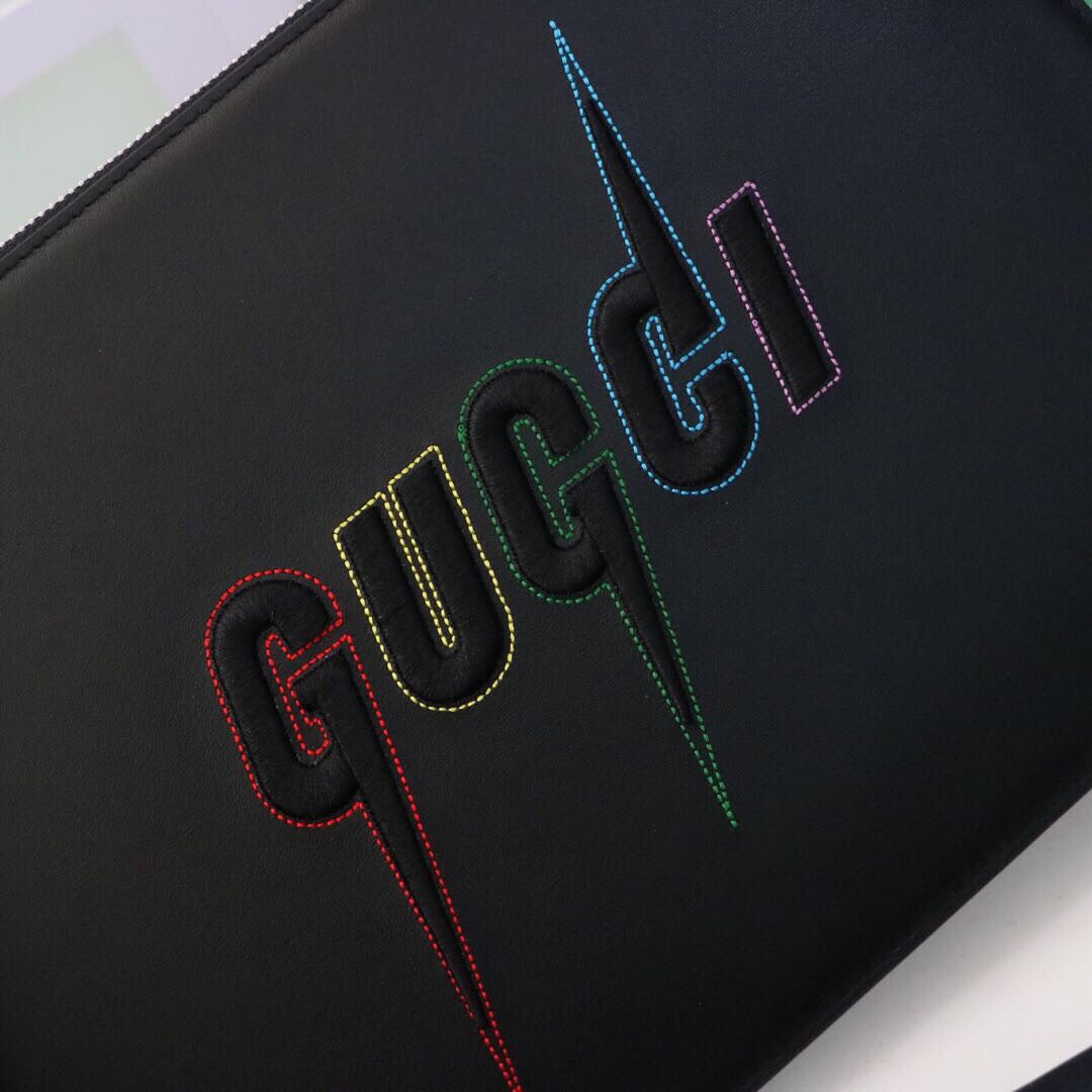 Gucci Pouch With Blade Embroidery