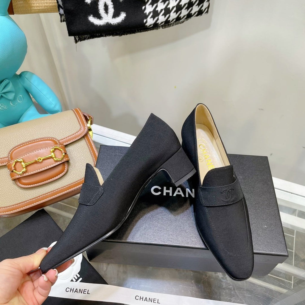Chanel Loafers Black