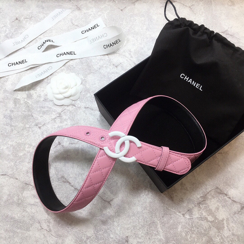Chanel Belt With Double C Buckle