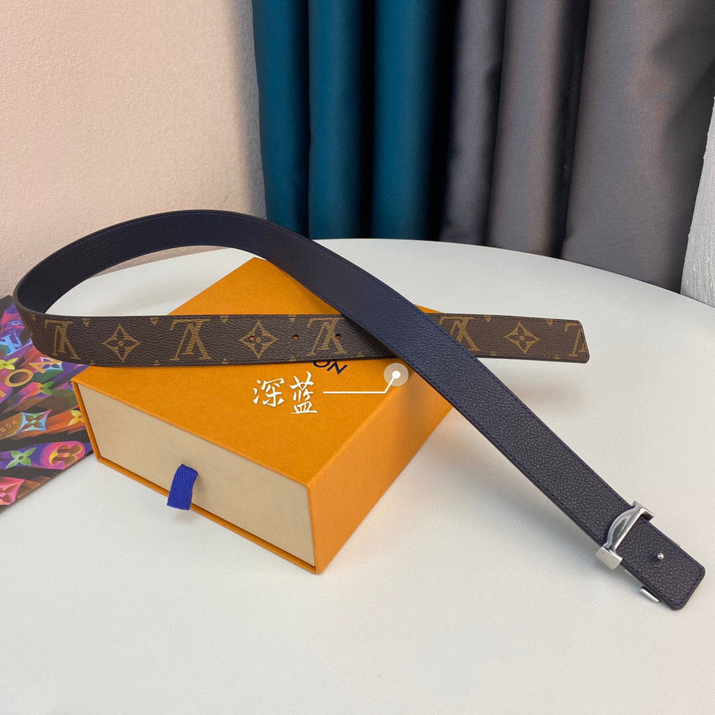 Louis Vuitton LV Initiales Belt Brown