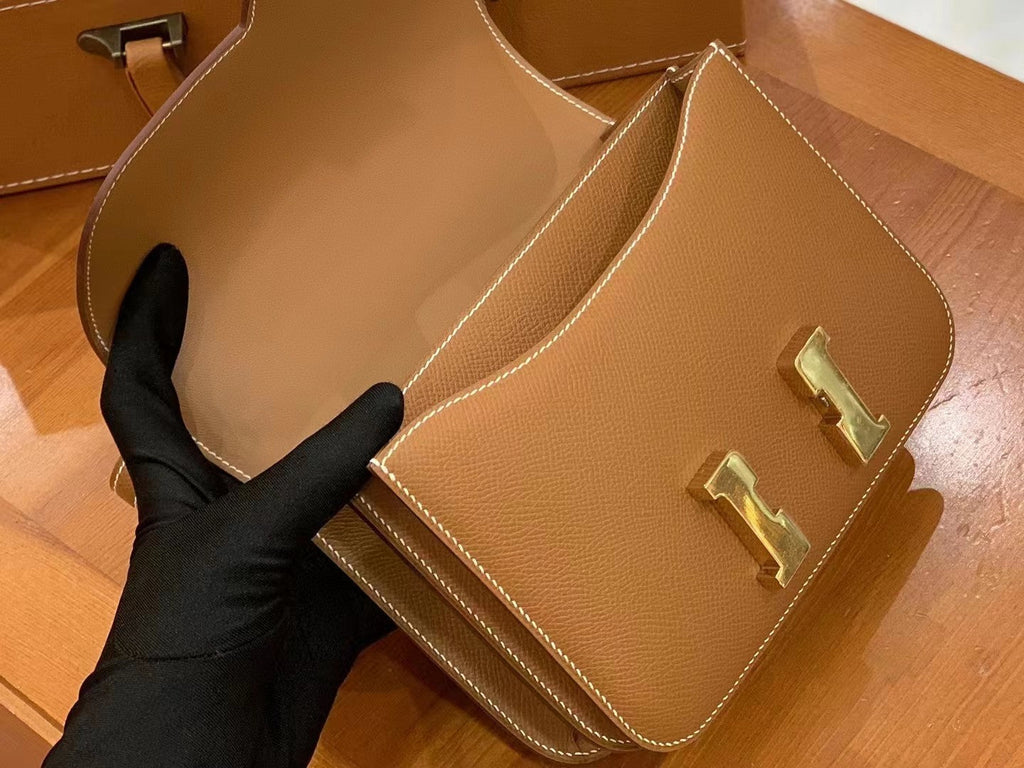 Hermes Constance Shoulder Bag 23cm Brown