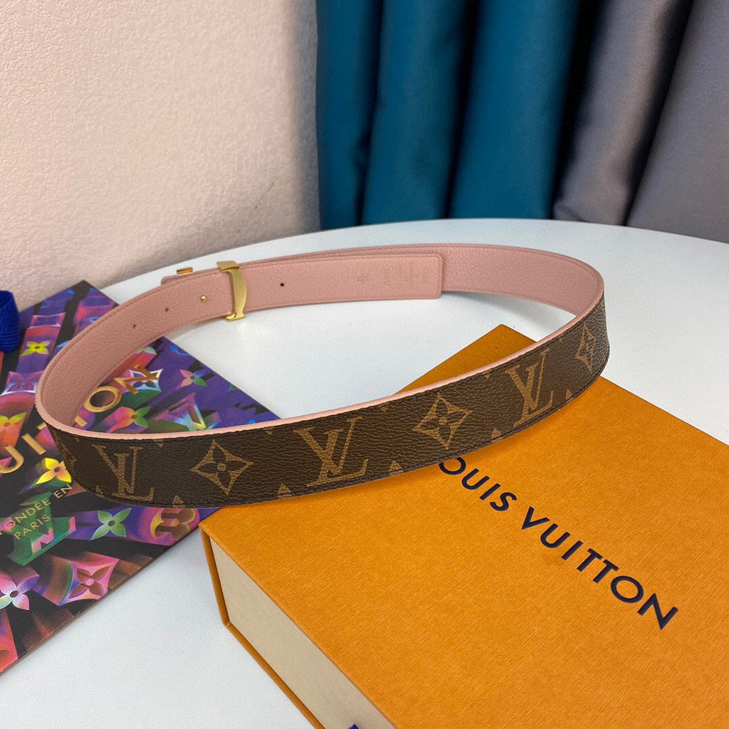 Louis Vuitton LV Initiales Belt Pink