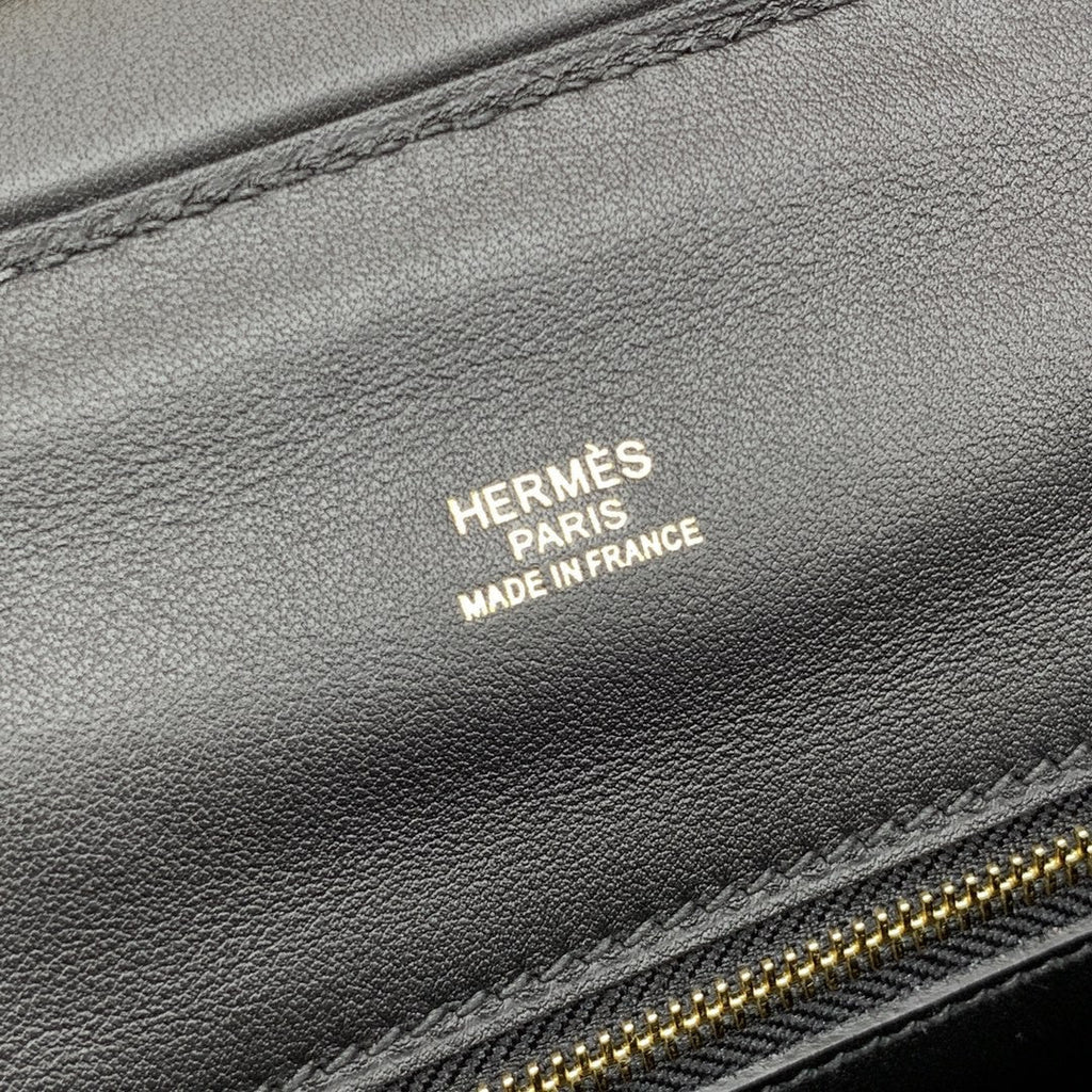 Hermes 24 24 29cm Noir Black Clémence Black