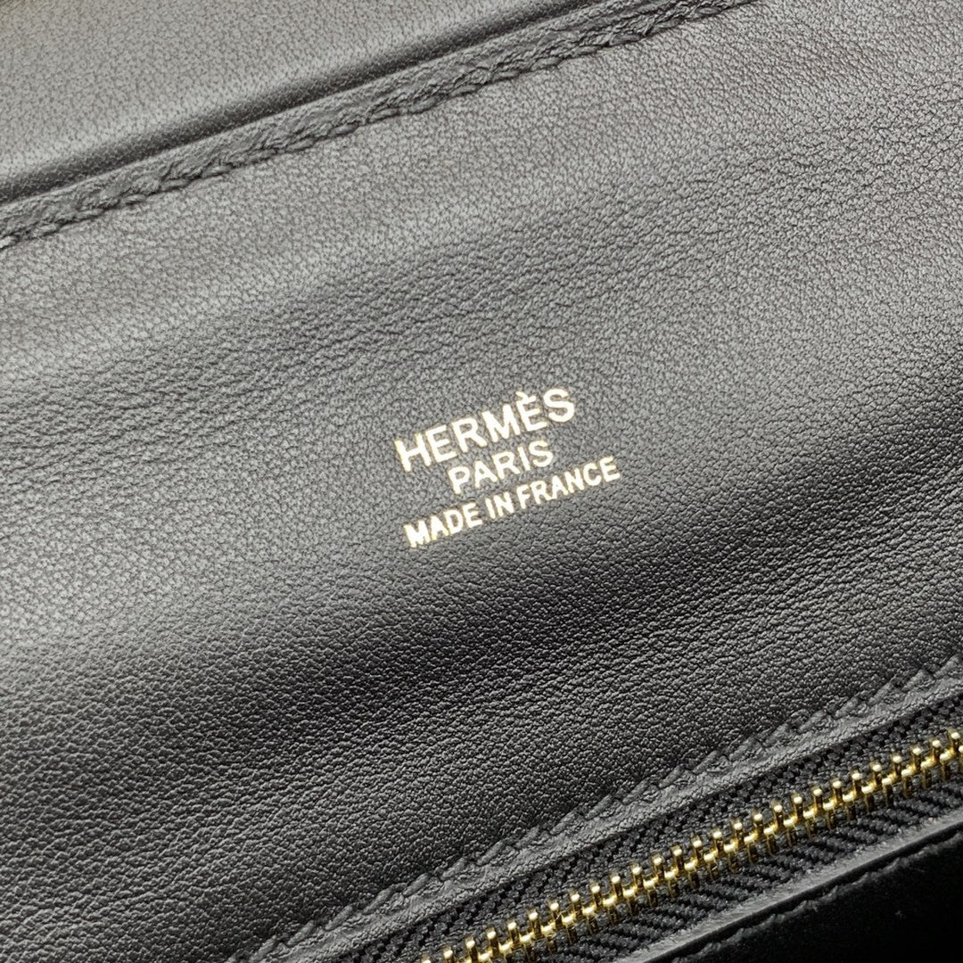 Hermes 24 24 29cm Noir Black Clémence Black
