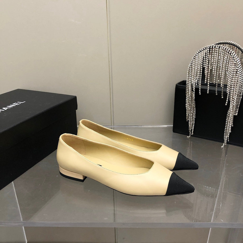 Chanel Flats Beige