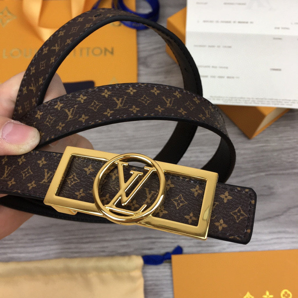 Louis Vuitton Dauphine Belt Brown
