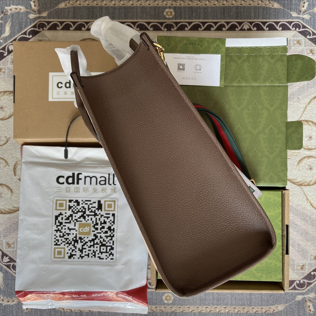 Gucci Tote Bag With Jumbo GG 37cm Brown