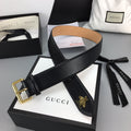 Gucci Belt With Square Buckle Black