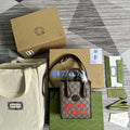 Gucci Tiger GG Mini Tote Bag 20cm Beige