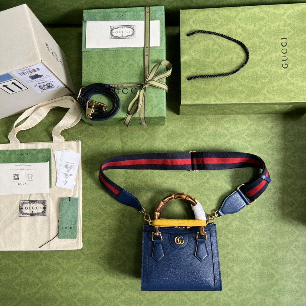 Gucci Ophidia GG Mini Bag 20cm Blue