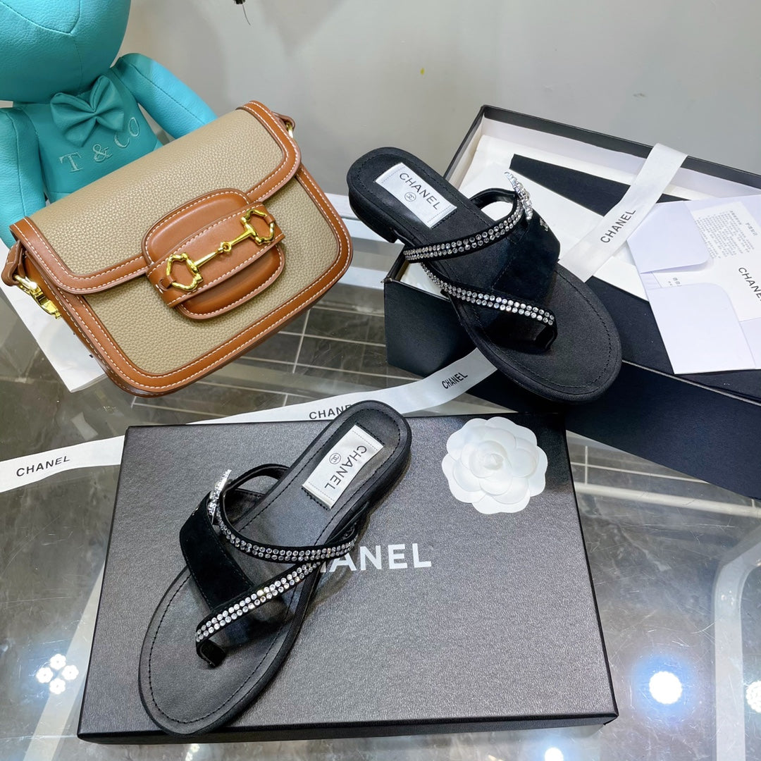 Chanel Sandals Black