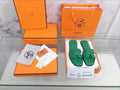 Hermes Oran Sandal Green