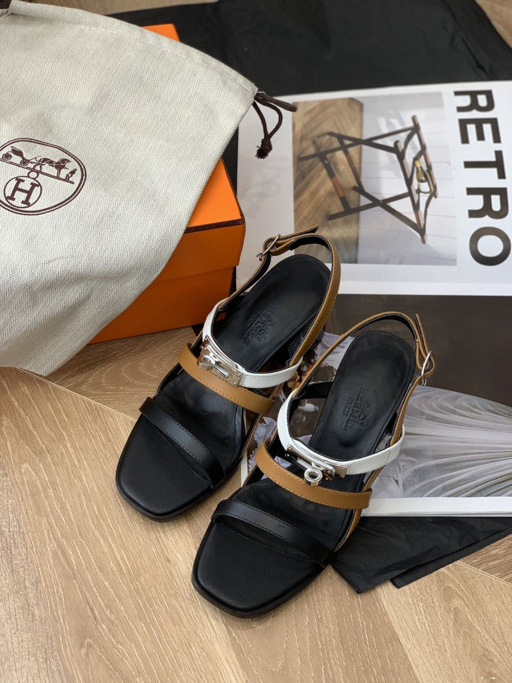 Hermes Eve 60 Sandal
