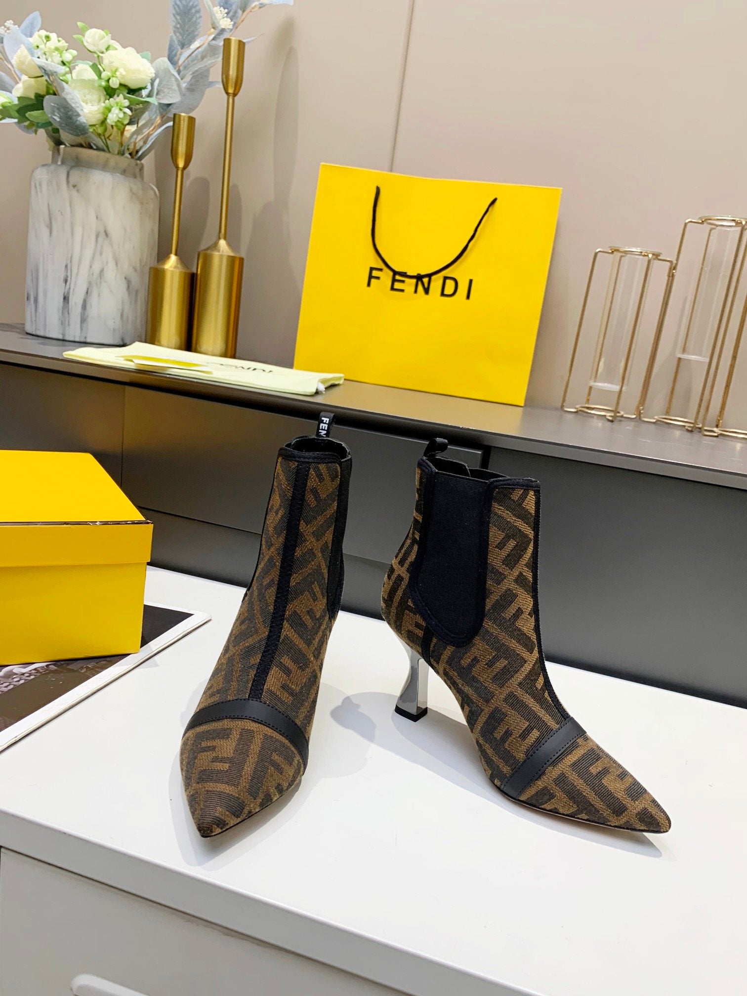 Fendi Karligraphy Brown