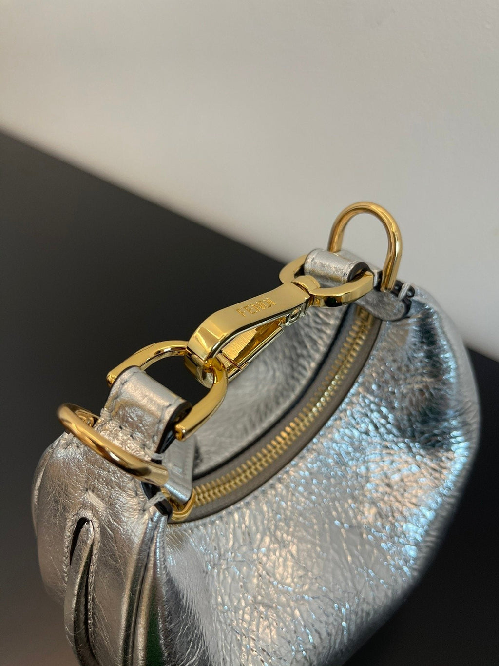Fendi Nano Fendigraphy 17cm Silver