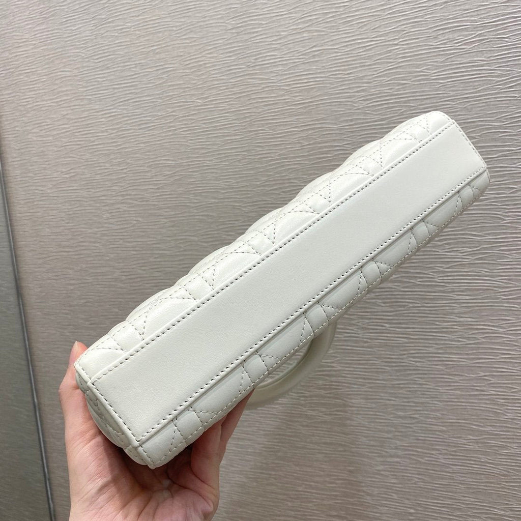 Christian Dior Lady D-Joy Bag 26cm White