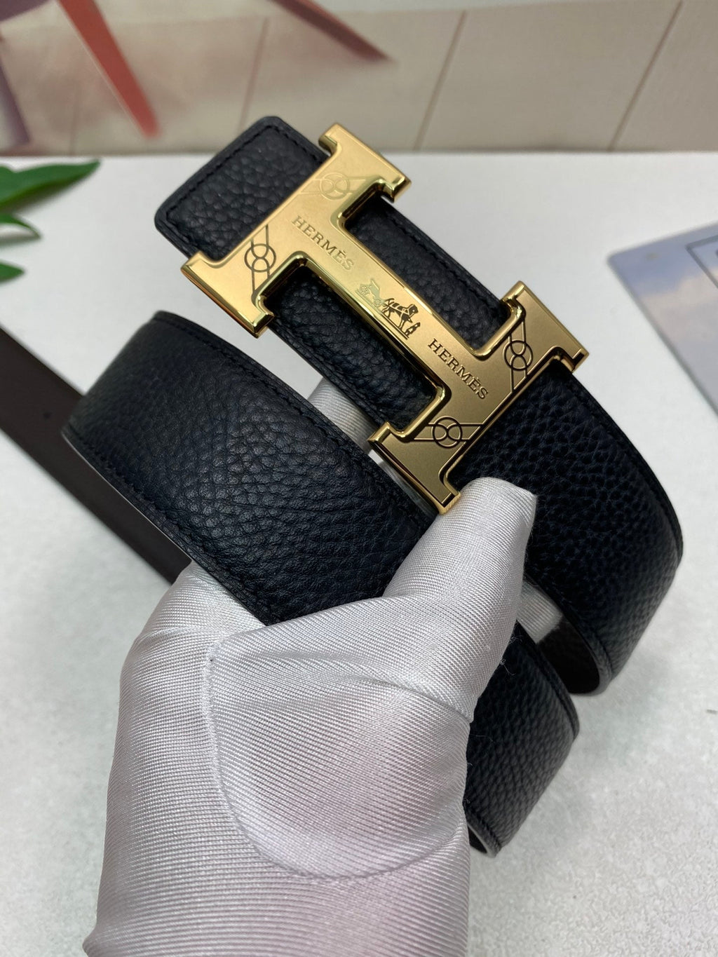 Hermes Quizz Touareg Belt Buckle Reversible