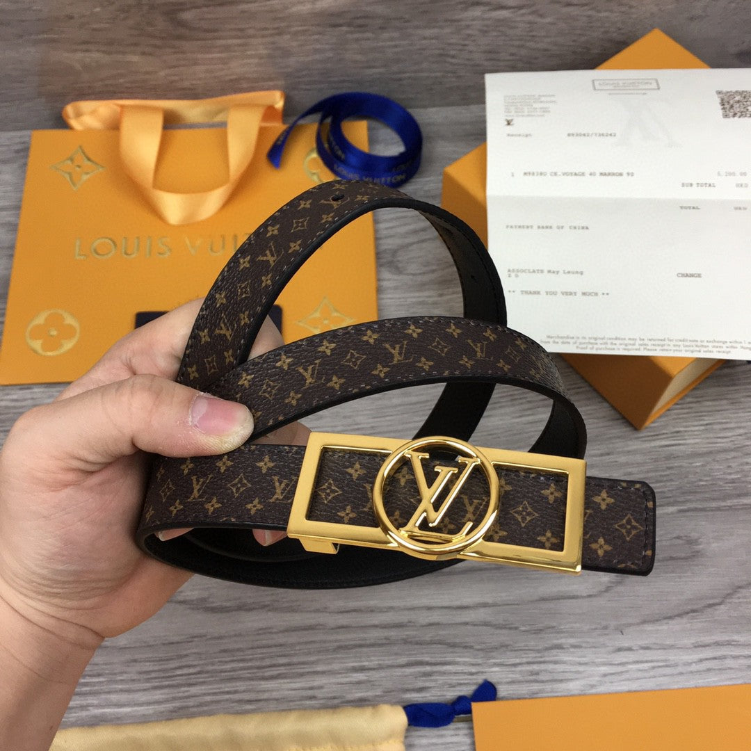 Louis Vuitton Dauphine Belt Black