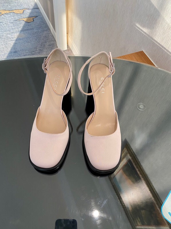 Gucci Platform Sandal Beige