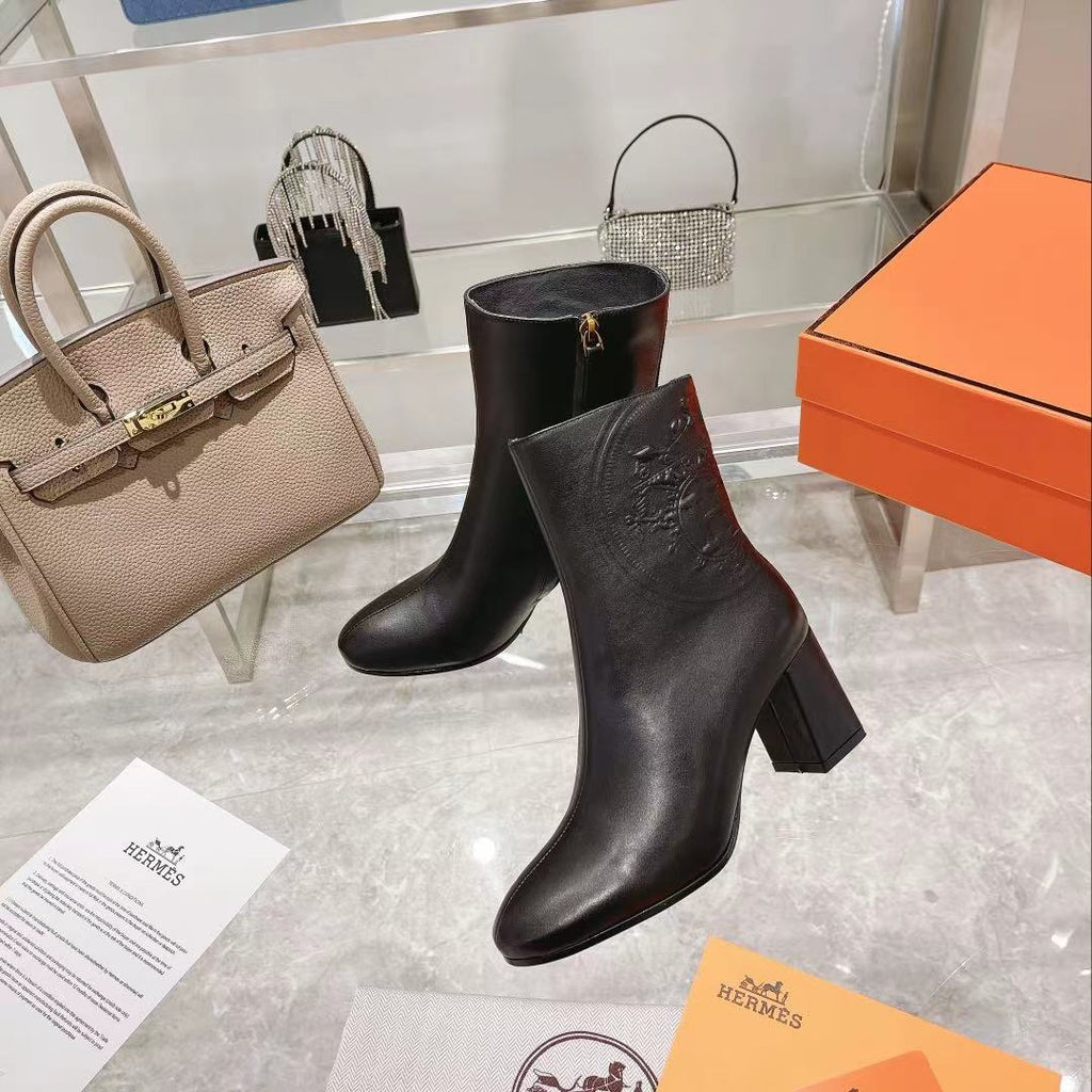 Hermes Saint Germain Ankle Boot Black