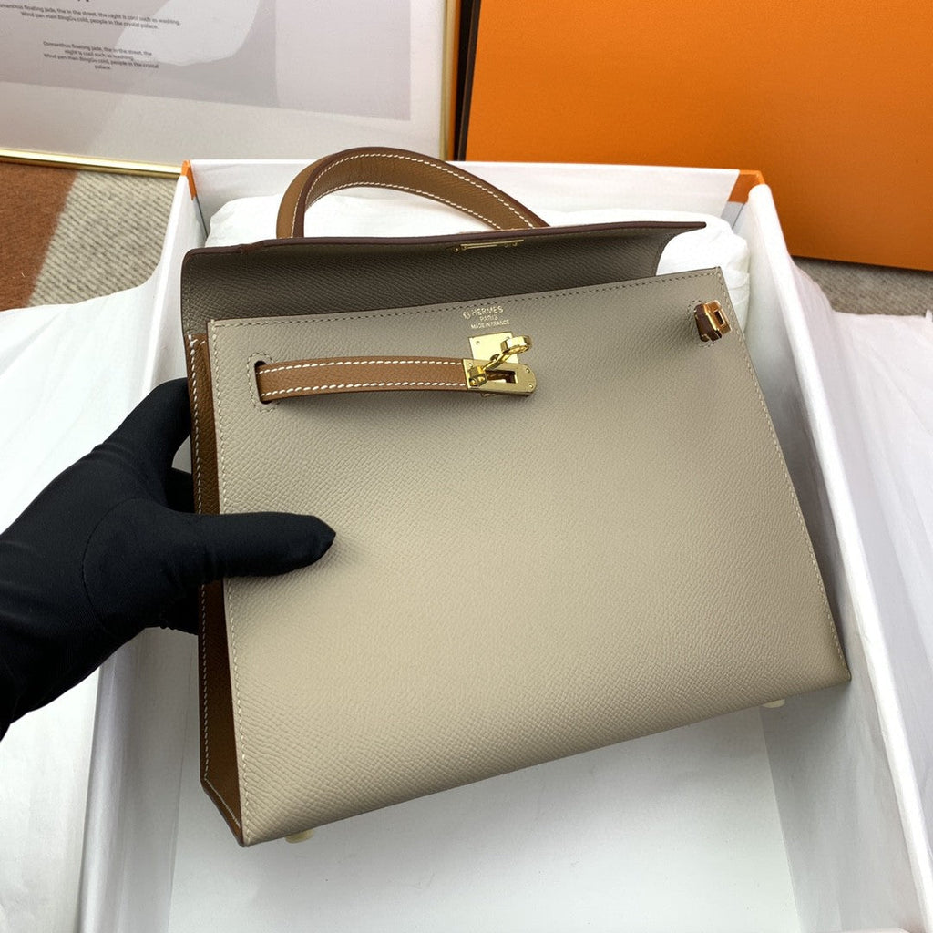 Hermes Kelly 25 Togo Gold Hardware