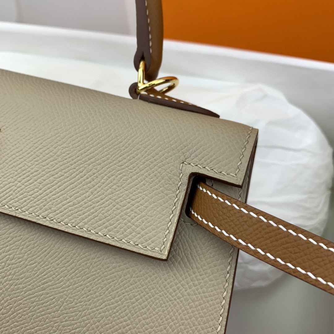 Hermes Kelly 25 Togo Gold Hardware