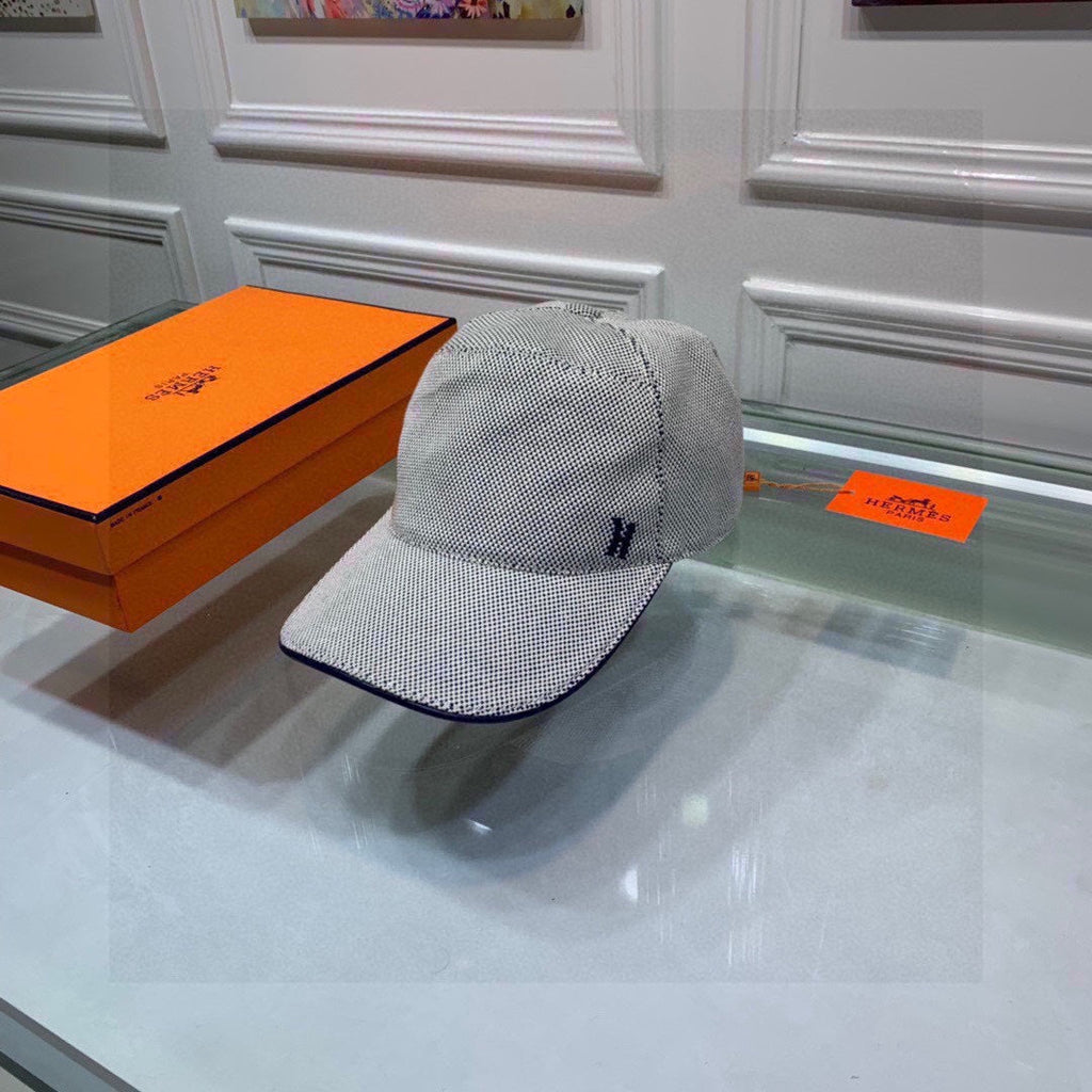 Hermes Davis H Primavera Cap Grey