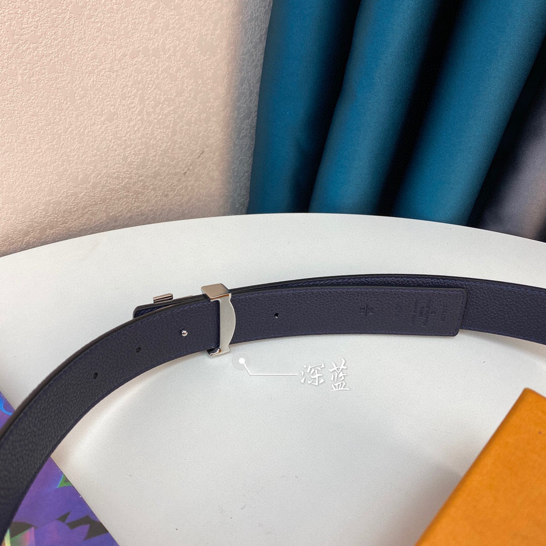 Louis Vuitton LV Initiales Belt Brown