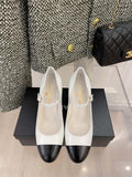 Chanel Open Shoes White