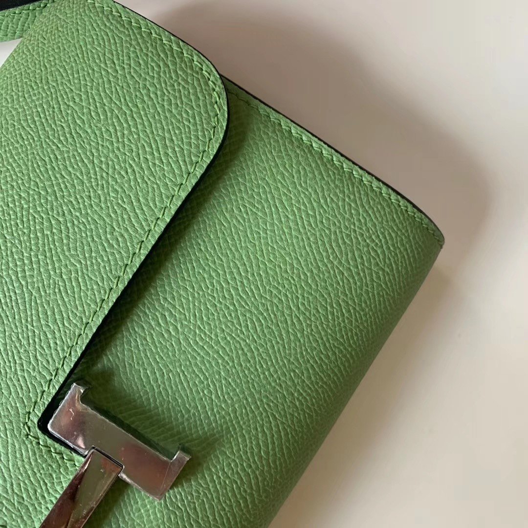 Hermes Constance Togo 21cm Green