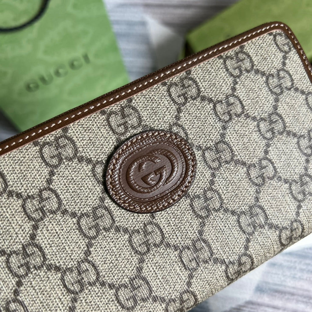Gucci Ophidia GG Zip Around Wallet 19cm
