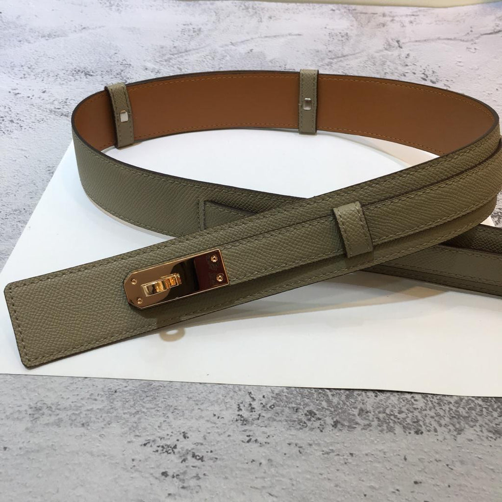 Hermes Kelly Belt Beige