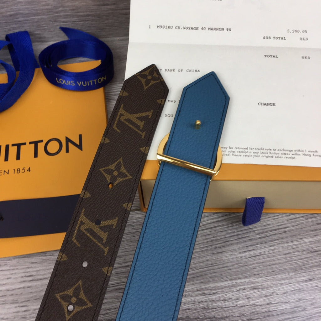 Louis Vuitton Cricle LV Initiales Belt Brown