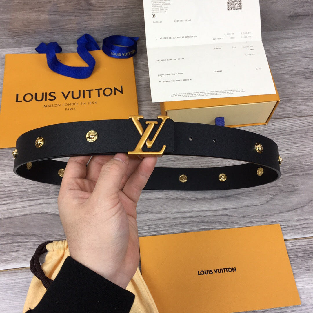 Louis Vuitton Iconic Belt Black