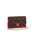 Louis Vuitton FLORE CHAIN WALLET Fuchsia