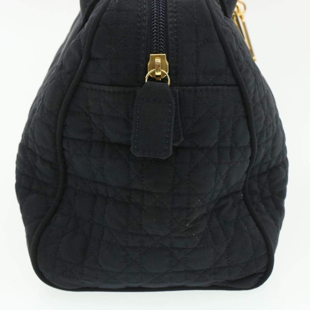 CHRISTIAN DIOR Cannage Hand Bag Black Nylon - Cap N Wrap