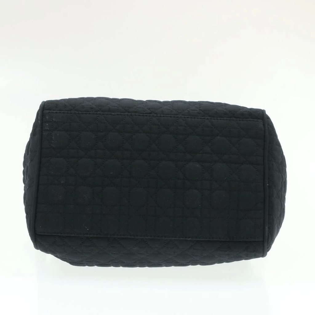 CHRISTIAN DIOR Cannage Hand Bag Black Nylon - Cap N Wrap