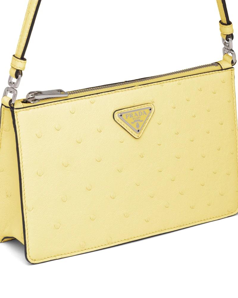 Prada Ostrich Leather Mini Bag