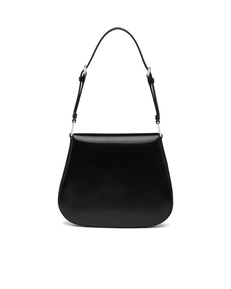 Prada Cleo Brushed Leather Shoulder Bag