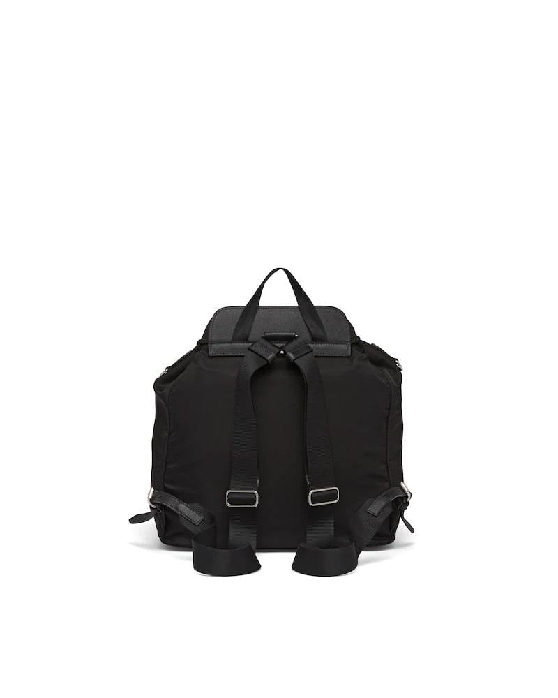 Prada Nylon and Saffiano Leather Backpack