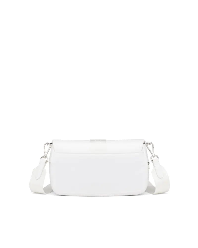 Prada Pocket Nylon and Brushed Leather Bag