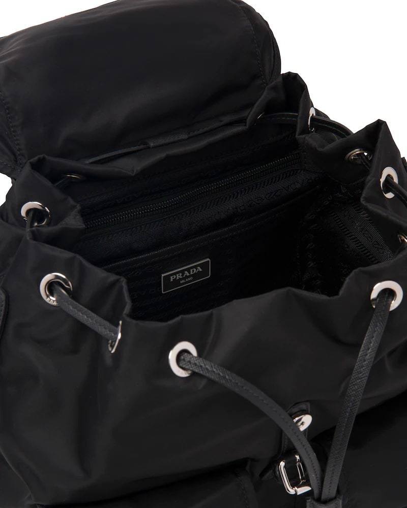 Prada Nylon and Saffiano Leather Backpack