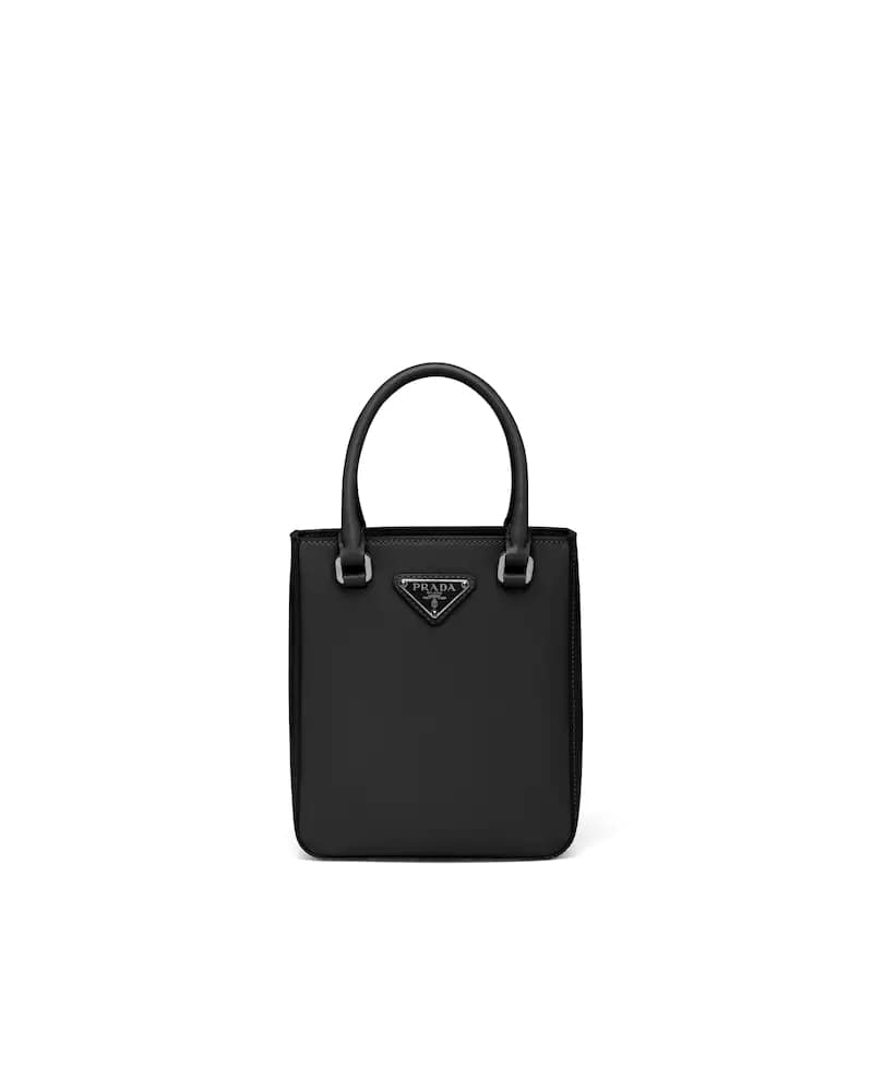 Prada Small Brushed Leather Tote
