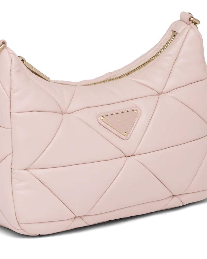 Prada System Nappa Leather Patchwork Shoulder Bag