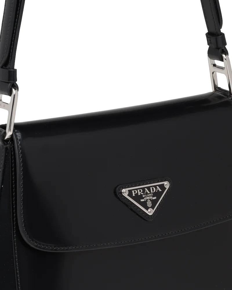 Prada Cleo Brushed Leather Shoulder Bag